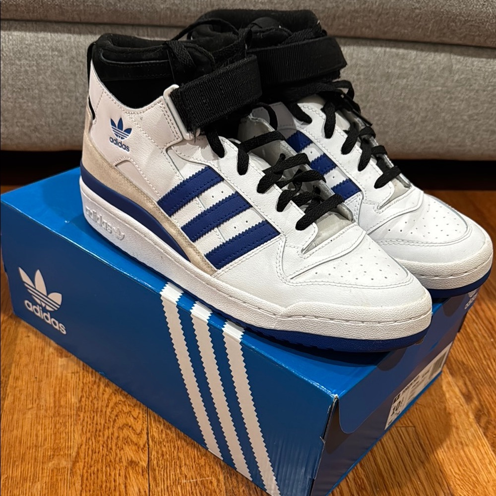 2021 Adidas Forum Mid 'White Royal Blue'